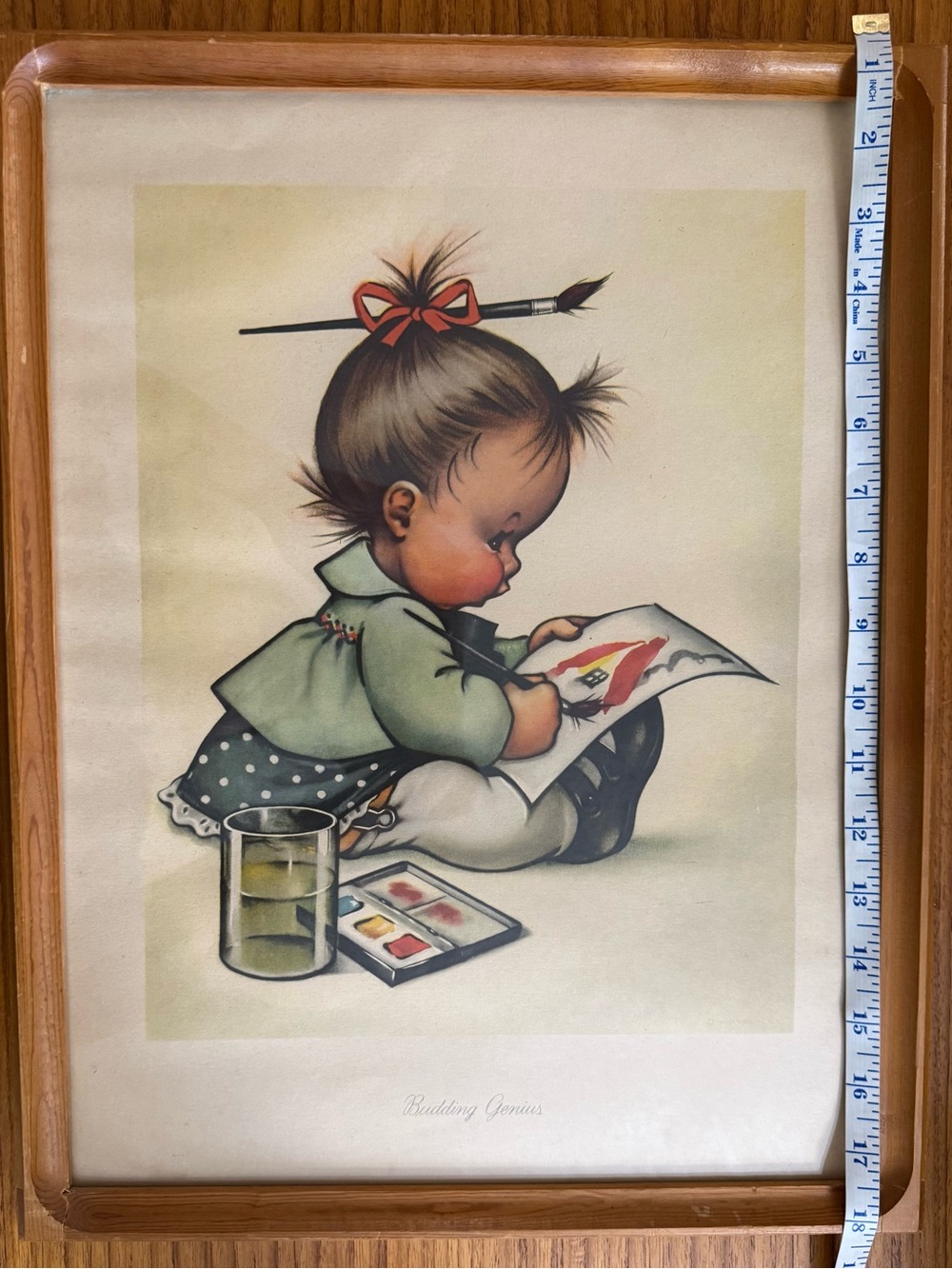 VINTAGE Budding Genius Framed Art Print  by Charlot Byj